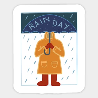 Rain day Sticker